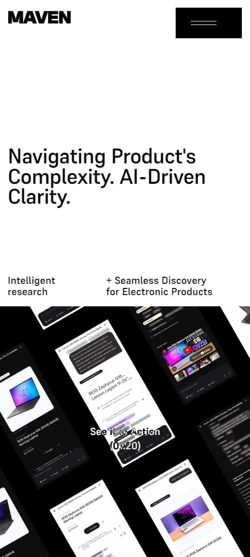 Mobile - Homepage